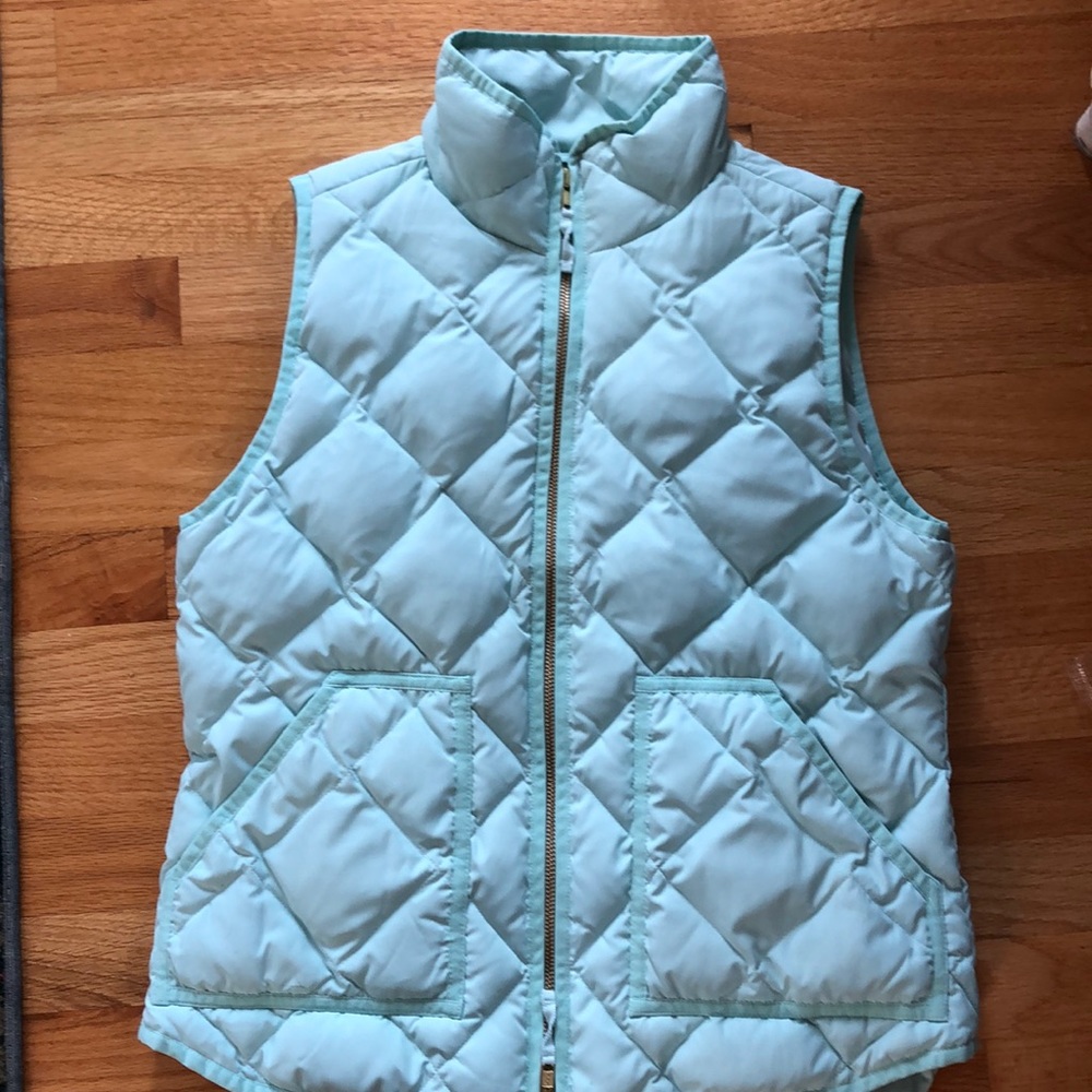 Jcrew Mint Green Vest
